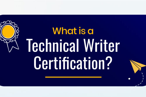 What is a Technical Writer Certification?